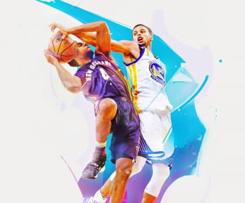 Парни играют в боскетбол