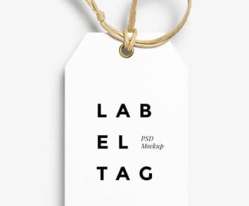 Ярлык с веревочкой